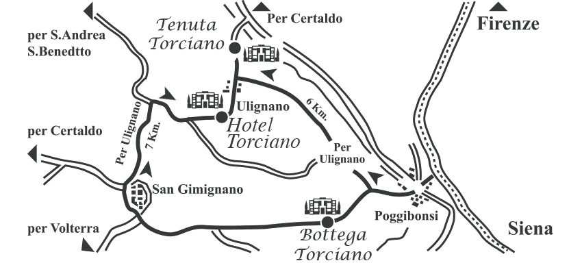 Contatti - Torciano Boutique Hotel